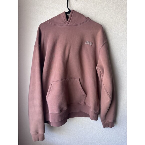 Set Active Los Angeles Athletic Heavyweight Hoodie Brown Women’s Size Large - Picture 1 of 11
